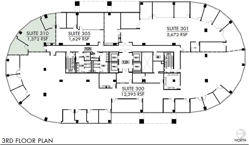 • +/- 188,612 SF, 9-Story, Class A Office Building
• Premiere Ontario Airport Submarket Location
• Prominent I-10 Freeway Visibility
• Built in 1991; Zoning: SP, City of Ontario
• Immediate Access to I-10, at Haven Avenue
• Close Proximity to I-15 and 60 Freeways
• 4/1,000 Parking, Reserved Parking Available
• Card Key Security System, Full Service Gross Leases
• Professionally Managed and Maintained
Suite 310 Details: 2 Offices, Small Open Area, and Kitchenette