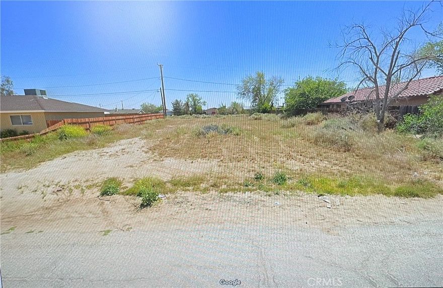 Great opportunity to build your dream home on this expansive vacant lot, spanning 9,583 square feet, presents a prime opportunity in California City, CA.
Nestled in a serene and growing community.  This land is ideal for investing in the future development or creating a weekend getaway.  Whether you are an investor or looking to create a personalized living space.  This lot provides endless opportunities.