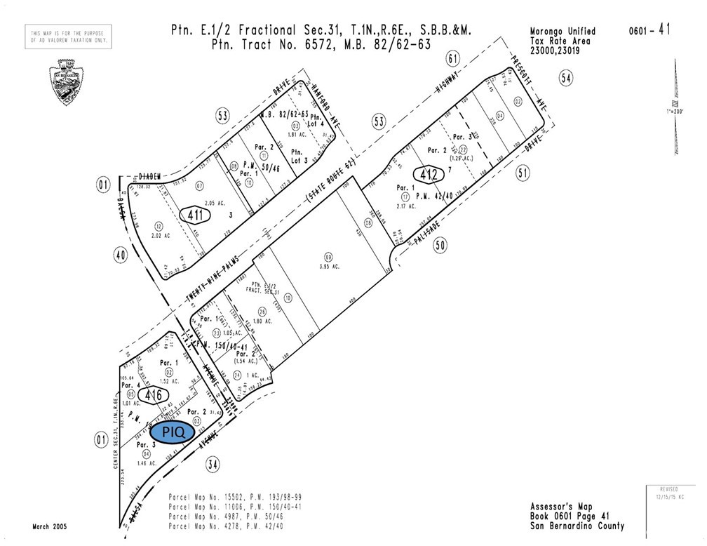 The perfect parcel of commercial land in Yucca Valley equates to a perfect opportunity. Two parcels that equal 101,000 square feet or 2.32 acres adjacent to the Walgreens to the south. Lighted intersection at the highway. Easy access and visibility from State Highway 62. Walking distance to a major grocery chain as well as Big 5, Walgreens, a bowling alley, and several restaurants and small shops. The seller will entertain a carry back or project participation. The seller may subordinate to a new loan. The seller has negotiated with the CA Dept of Fish and Wildlife to mitigate the Joshua Trees on site. The seller will pay for this agreement as part of the sale. What a great opportunity for a motel, full-service restaurant, or apartment complex. The perfect opportunity to grow your business into the popular Yucca Valley/ Joshua Tree area.