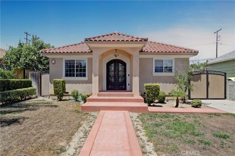 A home in Downey