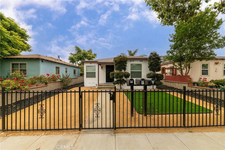 VA OFFERS WELCOME...VA OFFERS WELCOME...Beautiful recently remodeled and built triplex in the heart of Long Beach. Property has 4 bedrooms And 3 full bathrooms. Garage conversion into 1 bedroom apartment, room addition of 150 sq ft to build studio and front unit boasting 2 bedrooms and 1 baths. All units have their own laundry facility, gourmet kitchen, new windows and elegant remodeled bathrooms that matched the new laminate flooring throughout featuring new showers, plumbing fixtures, LED mirrors and new toilets. All work done with permits. Property has 3 separate addresses, 2 separate electric meters (1 meters serves the 2 bedroom home and attached studio and the other meter the garage), 3 separate gas meters and 1 water meter. Addresses are known as 218, 218 1/2 and 218 A E. Hullet st. Pro- forma has been done according to housing authority of City of Long Beach for current allowance permitted as per zip code and unit type. Property has new windows throughout, paint inside and out, new plumbing (hot, cold and drainage), new roof and fascia board, new kitchen cabinets and appliances, new flooring and baseboards, new ceiling fans, new recessed lighting throughout and lights fixtures, all three units have tankl-ess water heaters, new landscaping featuring artificial grass, decompose granite and mulch in order to have a low water bill. House keeper stays at middle unit but property will be deliver VACANT…one of the few units in 90805 zip code that is being sold VACANT…property is basically brand new…VA OFFERS WELCOME...