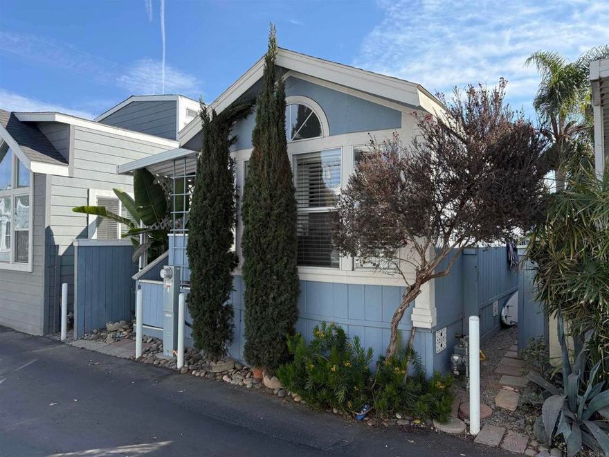 West of Highway 101 and just a short walk to Grandview Beach.  Rarely available Sands Park home is 2 bedrooms, 1 bath and nicely appointed throughout with laminate floors, updated kitchen and cozy covered patio.  Fully furnished and move-in ready.  This is a great property for full-time beach living, second home or vacation rental (30 day minimum with no occupancy tax required).  A chattel loan is available with as little as 5% down for qualified buyers.