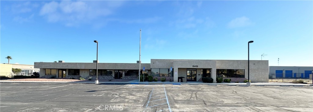 For Sale or Lease is a Commercial Office Building ready for occupancy. Property boasts 6 offices (1 with private restroom), 3 classrooms, 1 employee break room, 2 storage rooms and 4 restrooms with large open areas across a total of 8,312 SF on a 0.92 AC Lot. Built in 1982 with an effective year of 1995, the property is professionally managed with mature landscape and ample parking both front and rear. Property can be used for a variety of uses. Located in the City of Victorville's Industrial Zoning, the property may also be able to be used for medical (to be verified). Prior tenants have been University Enterprises Corporation at CSUSB and the Economic Development Department. Property is in good condition and in a great location right off the I-15 freeway off and on-ramps. This investment opportunity will be great for a tenant or owner/user with possible SBA financing and within an opportunity zone. Overall a great property that does not come available very often. Selling As-Is. Buyer to verify all. Interior access will be by appointment only with coordination from agent.