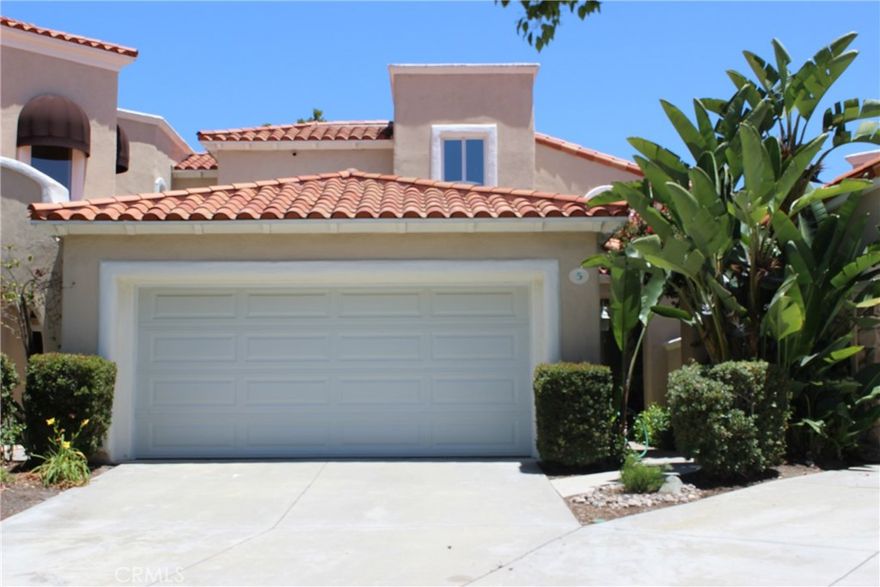 Beautiful spacious townhome, not your typical rental. Quiet cul de sac location, low maintenance backyard with a soothing sound from the Los Verdes entrance fountain. The 3 skylight home is light and bright with soaring ceilings. Luxury waterproof vinyl plank flooring throughout with granite and quartz countertops. There's a main floor bedroom and bath. The formal dining room connects to the kitchen which has stainless steel appliances, wine cooler, bar seating, and a breakfast nook. The Great Room boasts a fireplace and a walk behind 14 foot bar. The master bedroom has a huge walk-in closet, retreat, balcony, and a pass through fireplace into the in-suite bath which has dual sinks and a large shower and tub. The in-suite bath in the upstairs guest bedroom is finished in travertine. Washer and dryer are installed upstairs.