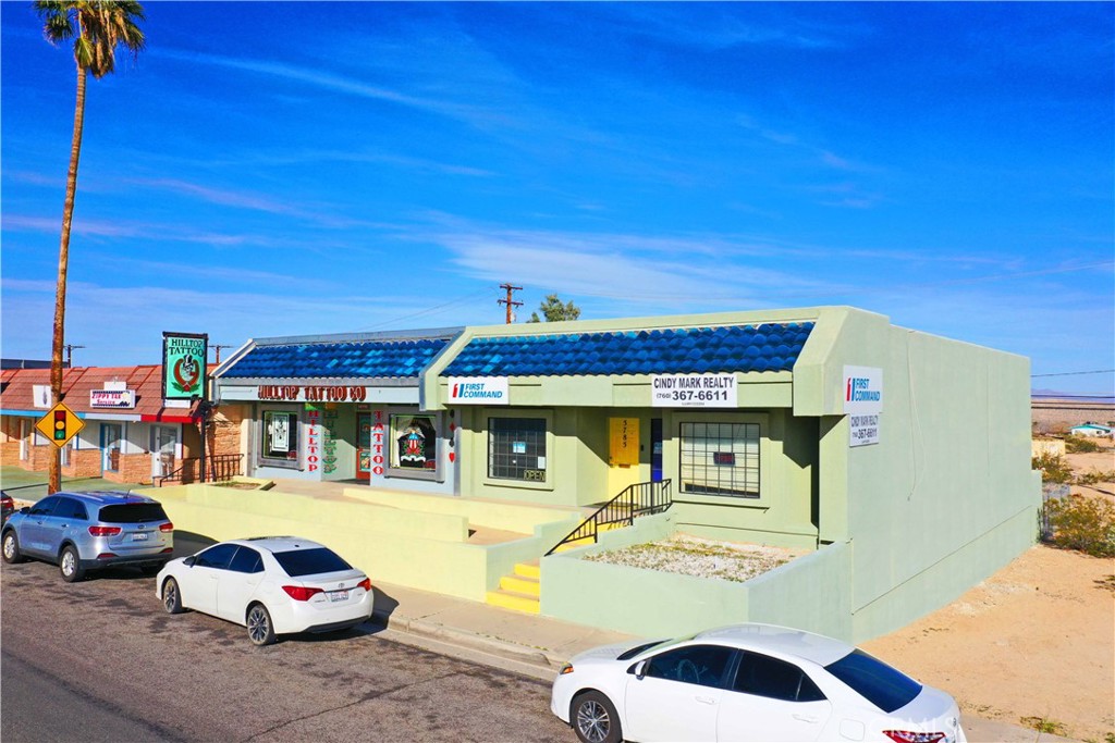 This is the perfect building, sitting on top of the hill on Adobe Road just south of Two Mile Road and the gateway to the largest Marine Corps base.