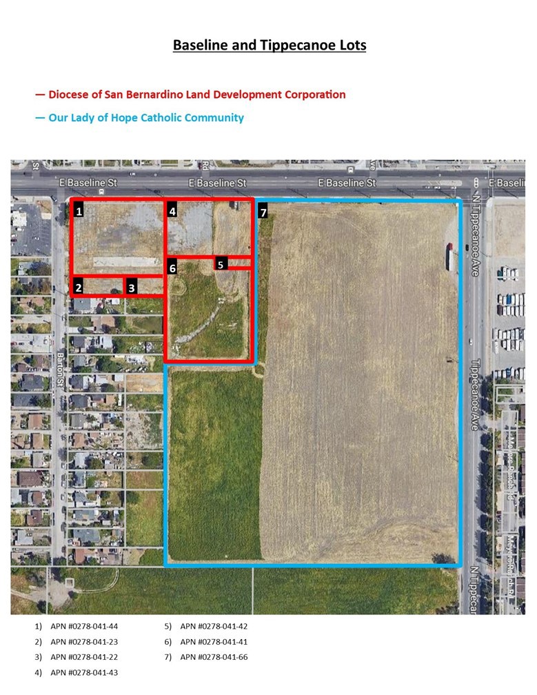 15+/- Prime Acres for a new residential community. Zoned Medium Residential and Heavy Commercial this property is ready for development. There are seven parcels assembled with two owners. Check with the city of San Bernardino on their general plan update under the futureSB2050 planning document. Buyer is advised to conduct preliminary due diligence prior to writing offer. Potential for a mixed use development. One of the busiest intersections in the city. Buyer is advised to research if all utiulities are available. No warranty on gross acreage and Buyer is advised to conduct a survey and all other investigations to satisfy any and all contingencies. Parcels include 0278-041-22 & 23. 0278-041- & 42 & 43 & 44 and 0278-041-041-66.