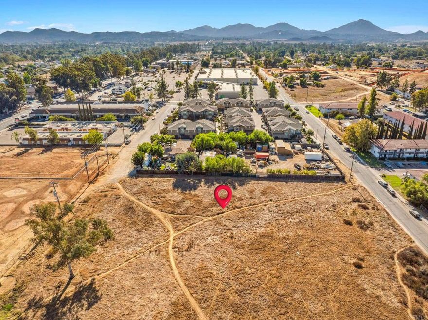 This spacious vacant lot (APN: 282-130-20-00) in Ramona is the ideal foundation for your next project. Close to Main St, this ±0.91 acre parcel, is conveniently located near restaurants, shops and a grocery store. Zoned RMV5, there is a range of possibilities to take advantage of this flat lot in a great location.