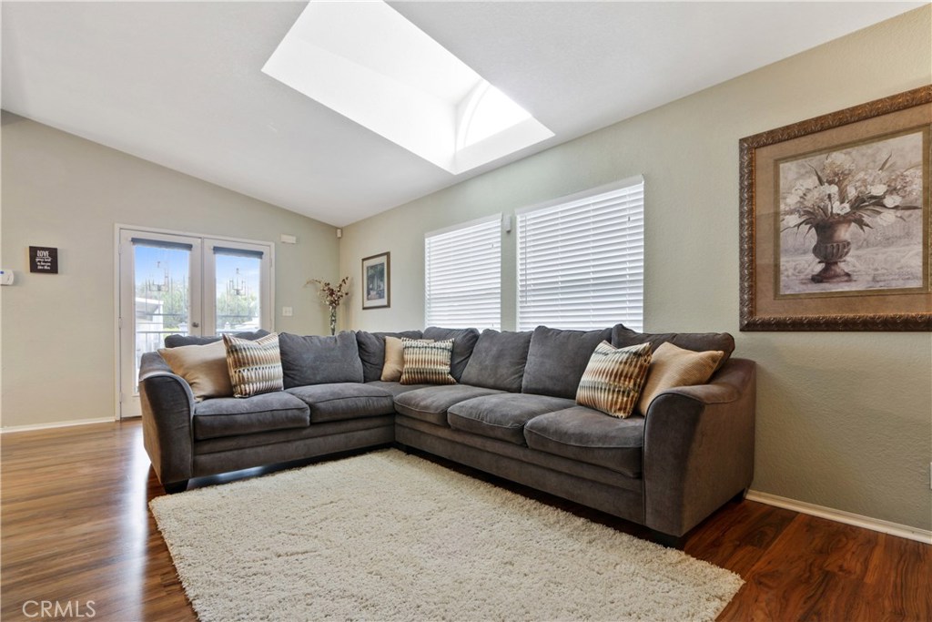 She's the one, this beautiful upgraded home features 3 bedrooms 2 baths and is located in the most sought after locations in the park. Once you enter, you are greeted with soaring 9 foot ceilings and an open floor plan with newer paint. Although there is an onsite community laundry facility, you will not need to leave your home as you will have a good size enclosed laundry room with cabinets and shelves for extra storage. The huge master bedroom features 2 closets and a master bath with a soaking tub and shower. Outside, you'll notice the huge inviting patio deck (which is rare) and have plenty of room to park 3 cars and store your personal belongings with its 2 sheds. The complex offers a pool with city views, a club house with kitchen, sitting area with fireplace, community laundry, two billiards table, pool, an outdoor barbecue area and a free self-carwash area.