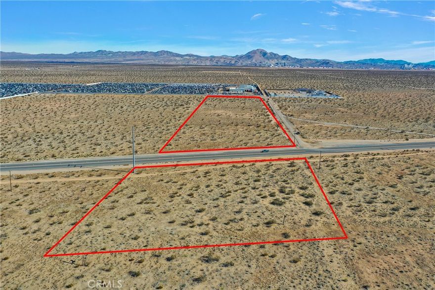 This 11.54 acre parcel is adjacent to the 395 Hwy.  There is one portion of the parcel that is on the West side of the 395 and the majority of the parcel is on the East side adjacent to the parts yard.  Approximately 330ft of frontage on the East and West side of the 395.  This parcel is zoned Airport Development District+Cannabis.  Property line markings are approximations.  The use is described as follows and is very general.  The Airport Development District (ADD) provides for a wide range of nonresidential uses, generally encompassing light

and heavy industrial, retail, office, and other commercial uses that are oriented around airport operation, services, industries

and businesses. The Airport Development District is intended to provide maximum flexibility to the City, landowners, and

tenants in establishing and operating non-residential uses. Development is expected to be predominated by buildings of one

(1) or two (2) stories, but may attain any heights up to fifty-five (55) feet . In some cases, retail uses will be on the ground

floor, with offices above. All uses in this district will be required to execute aviation easements.
