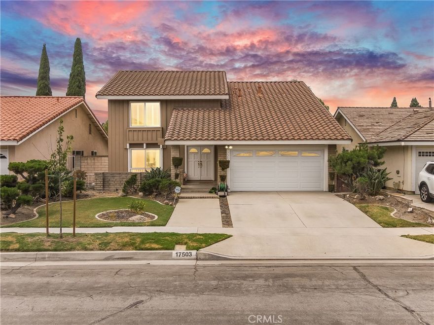 This is the home you've been looking for!  This gorgeous turn-key Cerritos property has an amazing location in a quiet cul-de-sac overlooking Friendship Park.  The home is 4-bedrooms, which is great if you need extra space for a private home office.  It comes complete with a remodeled kitchen and dual-ovens, remodeled bathrooms, recessed lighting, hardwood floors upstairs, plantation shutters, dual-paned windows, crown molding, a modern fireplace, newer exterior paint, an upgraded electrical panel, and an electric vehicle charging station.  The home comes with a newer HVAC plus new ducting with manually adjusted airflows disks to stay cool during the heat of summer.  The expansive backyard includes a fire pit and is perfect for entertaining, bbq's, and enjoying the outdoors.  It's in close proximity to Cerritos Park East Recreation and some of the best schools the award-winning, ABC Unified School District has to offer.  The home schools are the top-rated Cerritos High School, Carmenita Middle School, and Gonsalves Elementary.  Whitney High School (test for acceptance) is ranked in the top 3 of California High Schools and located just a few blocks away.  Shop, dine, and play at all the best that Cerritos has to offer.  Convenience with easy access to freeways.  Once you walk in through the double entry front doors, it will feel like home.  Come see for yourself and make this home yours today!  Click on the VIRTUAL TOUR and VIDEO.