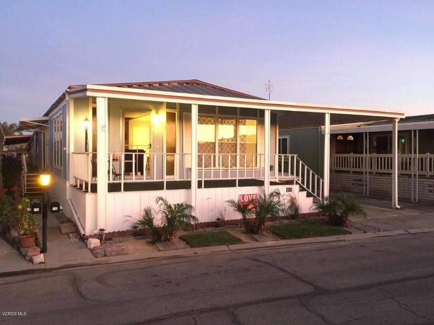 Simply a nice and move in ready double wide family park mobile home located just steps to World Famous Highway ONE! (the gateway to Malibu Beaches!) Retro style and design meets the modern world! Gorgeous kitchen with designer style updating! Interior washer and dryer connections. Spacious master bedroom and bath! Large family room and dining areas for entertaining family and friends! Complex offers a large clubhouse and a sparkling pool and gated entrance!