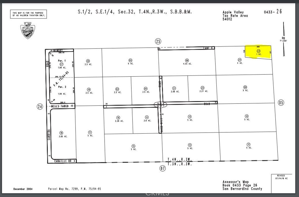 High up on the hill at the end of Memory Ln. Close to electric with a few neighbors close by. 603.7 ac of Government land on east side of property. Great area for hiking and exploring nature.
Natural Drainage Course runs through property. Memory Lane almost touches northwest corner of subject property.
GPS Coordinates: 34.387893,-117.207155