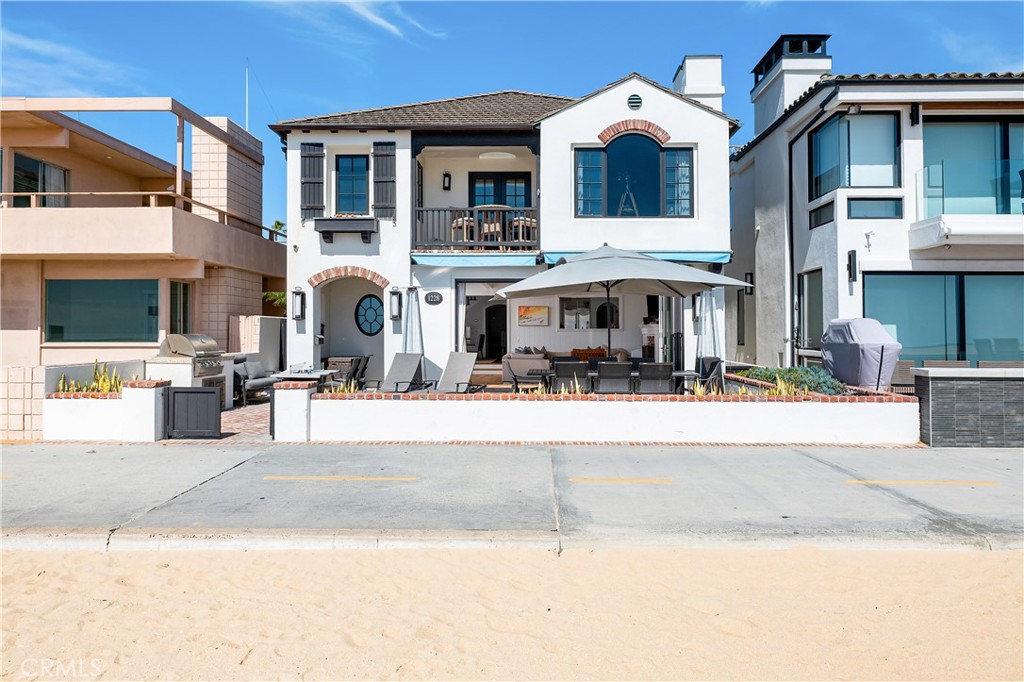 Welcome to the beach, the sand, and the surf. This ocean front property is everything living in Newport should be and quite a bit more. Recently remodeled throughout the entire home we have a splash of Spanish on the exterior blended into a fully furnished modern California coastal interior. Walk right off the sand into your home's large brick patio featuring multiple seating areas, grill, space heaters, and outdoor dining table. Welcoming you inside is the fully open sliding panel glass doors where you can glide over to the living room. The mainstay of every home is a beautiful, inviting, and social kitchen. The kitchen hub is a custom marble island with easy lines for friends and family to eat, drink, and play across the open concept adjacent dining room. Echoing the clean and crisp precision of the space is all stainless steel appliances including a Viking range and Subzero refrigerator. Just down the hall is a full sized billiards room all prepped for your first game of the summer. For the full appreciation of this view there's a gorgeous set of brass binoculars framing the ocean to the back drop of the master bedroom. The master bedroom also features a built in office/library so working from home is as convenient as possible while also maximizing your time in front of the water and appreciating the Pacific. The home has 8 additional beds all ready to go so feel free to have friends and family over without worrying about where to crash. The 3 car garage helps with parking during prime time when everyone is down during the summer. Six month minimum.