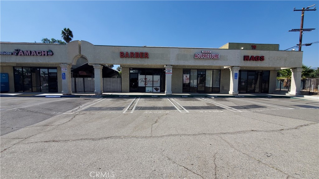 Welcome to 79 Grove Ave, Upland, unit A. This is a commercial space for lease in the city of Upland. The available suite space for Unit A is 1,000 sqft. Rental rate is $1.25 per square foot (plus $0.65 CAM). It offers a large open floorplan and is move-in ready, with fresh paint and new flooring. This location offers great visibility, as it is situated on a street corner. This unit offers many potentials and possibilities for your business, and provides ample parking for your customers. Come check this out today!
