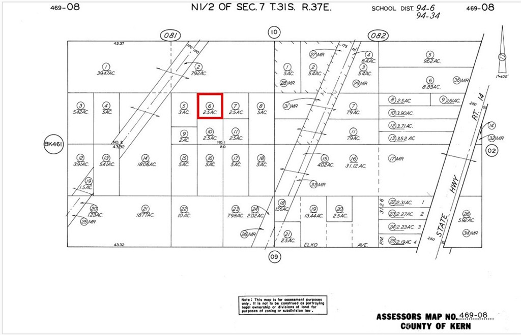 2.5ac Kern County in a region named Cinco 0.61 miles west of State Route 14. Zoning for this parcel is PL / RS (Platted Lands / Residential Suburban) – a zoning intended to agricultural uses within rural residential areas. Equine and livestock uses are permitted within this region. Peaceful and serene desert surrounds this site which is situate in a remote area south of Ridgecrest and north of California City. Excellent entry level land investment. Great opportunity to kick-start your portfolio!
