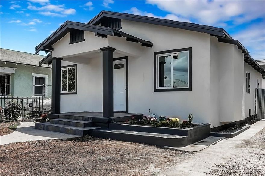 Back on the Market!!!  This Beautiful Home has 3 spacious Bedrooms, 2 Fully Remodelled Baths, Large Living room, Completely Remodeled Kitchen, New Kitchen Cabinets, Quartz Counters, New double pane vinyl windows, New Floors, New Roof, NEW! NEW! NEW! everything, detached garage with bonus room attached to garage, Newly seeded Grass front yard, New Fencing, Close to shopping, schools, USC, Freeways, and Downtown