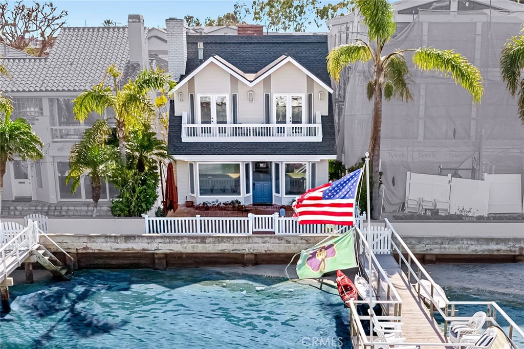 Here is the ultimate coastal home! Enjoy Little Balboa Island luxury in this 4 bedroom, 4 bath waterfront home. The first level beckons through a Dutch door, introducing an open floor plan framed by bay windows and Harbor views. There is a great room with fireplace, ultra-cool modern kitchen with breakfast bar, dining area, and two first-floor bedrooms, each with fireplace. The refined second level showcases an elegant primary suite with wide balcony overlooking the Bay, sitting area with fireplace, built-in storage, high ceilings, and spa-quality bath. Also on the second level is a spacious and bright 1 bedroom, 1 bath guest suite with living area and kitchenette, accessed through the home or by private outdoor staircase. Additional features of this outstanding home include an expansive brick-lined front patio, dock space for 40-foot boat, new roof, and a two-car garage. Also available for yearly lease for $15,000 per month. (NP24040095)