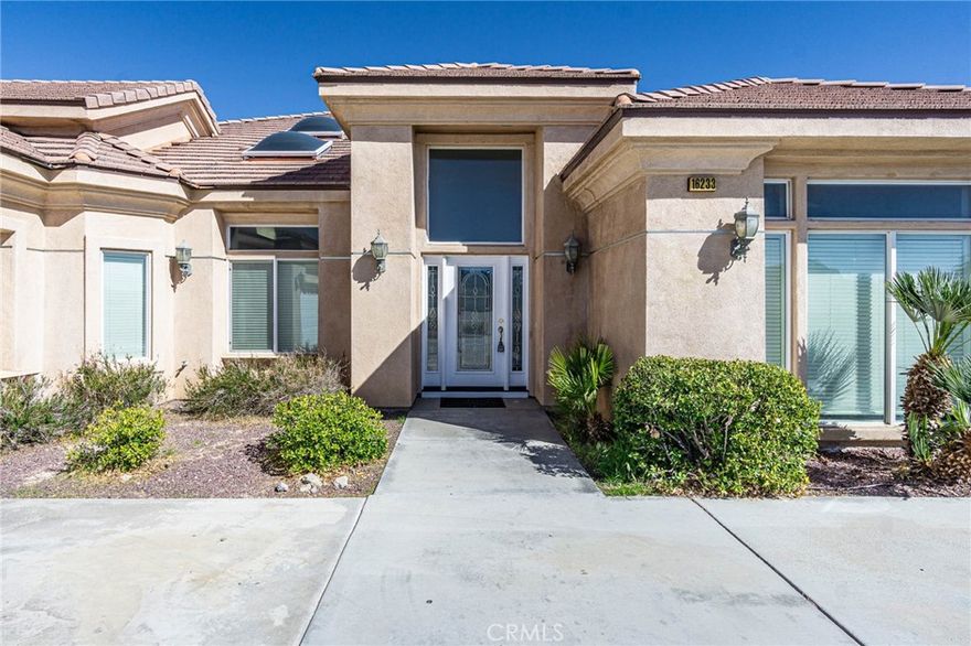 PRICE REDUCED! Tucked inside the gated Ridgeview Estates, Desert Knolls area, this sprawling 4,500 sq. ft. custom home is the perfect blend of luxury and comfort. With two primary suites, each featuring its fireplace, walk-in closet, and private bath, plus a third fireplace in the spacious family room, cozy vibes are guaranteed. The open floor plan is flooded with natural light thanks to vaulted ceilings and skylights, while the brand-new laminate flooring and fresh interior paint give the home a modern touch. The chef’s kitchen is ready for action with granite countertops, custom cabinetry, a large island, and newer appliances. Need an office or an extra bedroom? The bonus room has you covered! Plus, each bedroom has a sliding glass door for easy outdoor access. Designed by the seller and loaded with upgrades, this one is too good to miss—see it for yourself!