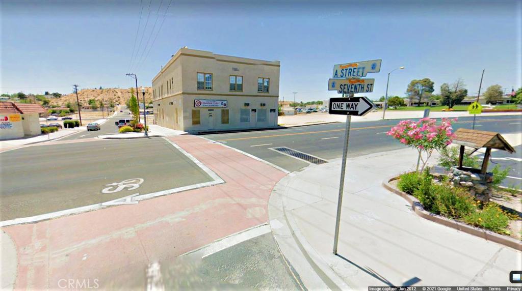 10,000sqft two story commercial building zoned Old Town Specific Plan within the Mixed-Use Retail District which provides for neighborhood commercial and residential mixed-use development. Retail uses are required along the ground-floor frontage of 7th Street and D Street. Office and/or residential uses are allowed behind or above as part of a Development Plan, incorporating horizontal mixed use to the extent feasible. There is potential to demise the 2nd floor into four (4) individual residential units thus creating tremendous upside. Specialty retail uses that promote Old Town's historic Route 66 heritage are strongly encouraged. Currently the building has one first floor vacancy of ±900 – the other two first floor suites are leased month-to-month. One tenant leases the entire 2nd Floor and is month-to-month as well. Current gross annual income is $38,400.