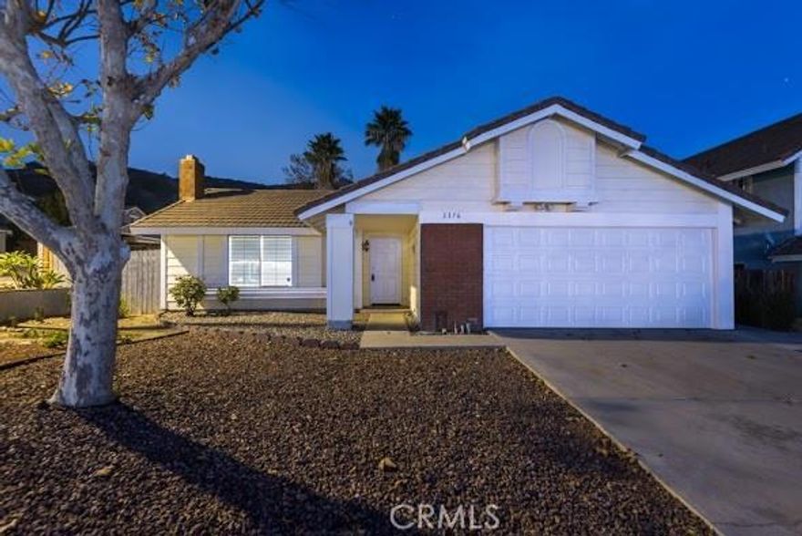 ** BACK ON MARKET 2-24-16. SUBJECT TO CANCELLATION OF EXISTING ESCROW **Excellent home located north west of the lake in a nice neighborhood of Lake Elsinore. Corner location. CA/FA throughout. Wall unit A/C in both the Master Bedroom and Dining area. Low maintenance front yard. Partial view of the Lake from the front of the house. Homeowner has upgraded the home with the following improvements: New-garage door/water heater, exterior & interior paint, newer tile & hardwood floors throughout the entire house, Newer kitchen appliances, bathroom tubs and showers reglazed. Very clean house.