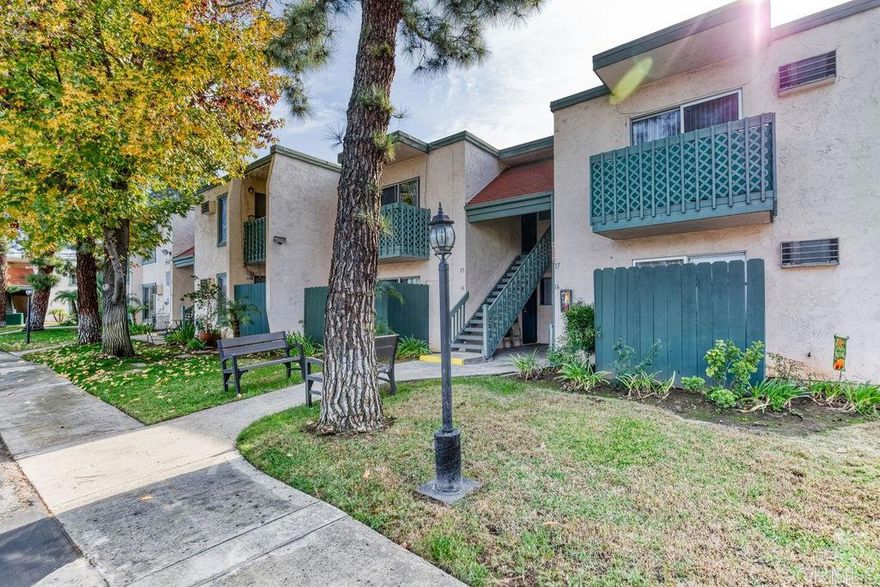 High demand units in El Cajon. (4) buildings with a mix of (12) 2br/1ba and (13) 1br/1ba units all with upside rent potential. Plenty of on-site parking with approx: 46 spaces. Good condition units with approx half featuring Distressed laminate wood flooring. Almost always 100 percent occupied. Community pool and laundry facility on site.