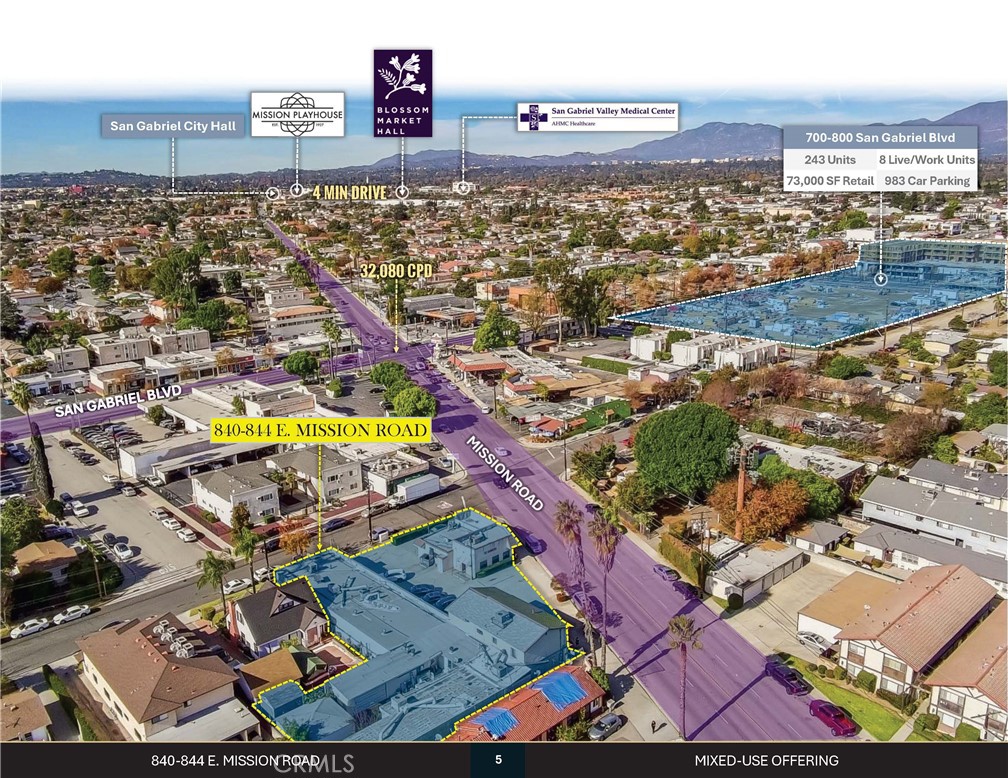 Properties 2 840 844 E Mission Road
