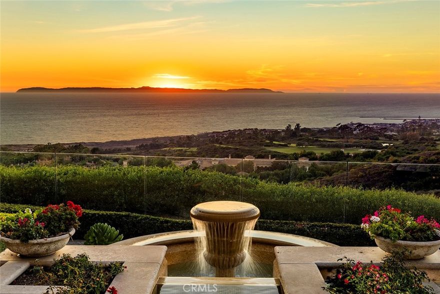 Nestled within the prestigious, gated, and patrolled community of Pelican Crest in Newport Coast, this extraordinary estate redefines luxury living. Commanding unobstructed panoramic ocean views stretching from Newport Harbor to the Palos Verdes Peninsula, and capturing year-round sunsets over Catalina Island, this residence is a true coastal gem. Positioned on a premier 16,500+ square-foot parcel, this 8,500-square-foot home offers 5 bedrooms and 7 bathrooms. Designed for seamless entertaining and relaxed sophistication, the open living areas feature grand fireplaces, with billiards room and gourmet kitchen/ adjacent breakfast room cater to every lifestyle need. A dedicated home, climate-controlled wine cellar, and sprawling subterranean garage, perfect for car enthusiasts, elevate the home's allure, while the wood-clad office overlooks front exterior grounds providing a tranquil haven for thought and reflection. The exterior is equally captivating, with a sparkling pool and spa, dramatic water and fire features, and ample lounge and dining spaces that frame the endless ocean vistas. All of this in close proximity to a host of world-class amenities. These include renowned shopping at South Coast Plaza and Fashion Island, Newport's pristine beaches, nautical adventures in Newport Harbor, cultural experiences at the Performing Arts Center, John Wayne Airport, championship golf courses, tennis facilities, and scenic hiking trails—all just 15 minutes or less from this exquisite retreat. Experience coastal living at its finest in this extraordinary estate that harmoniously blends elegance, comfort, and unparalleled views.