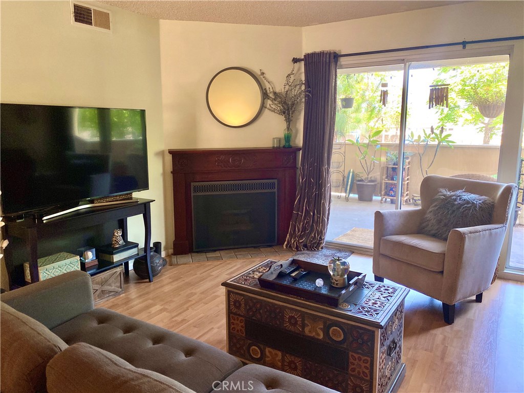 Spacious 2 Bedroom/2 Full Bath Condo with large patio in a beautiful tranquil complex with lots of spacious greenery, game room, rec room, Pool, Jacuzzi, and picnic area.
Unit is a ground floor 1,027 Square Feet living space, large private patio, and in unit washer and dryer hookups.
2 covered gated parking spots with storage #48 and #49. Plenty of guest parking spaces and even more easily accessible street parking. Gated community with the option of buzzing people into the front gate remotely.