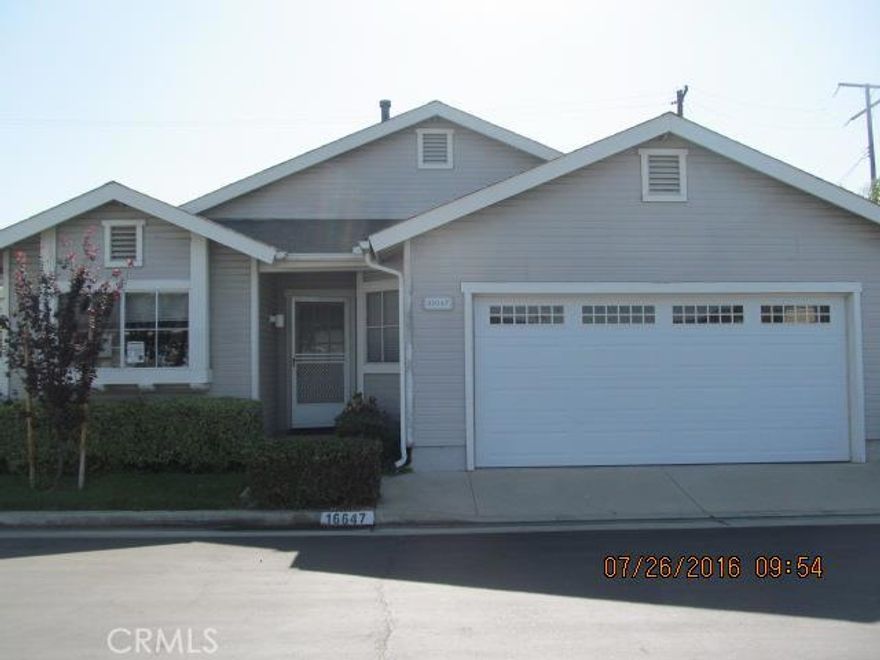 Fantastic property in a highly sought after gated community! Property features 3 bedrooms, 2 bathrooms, fireplace in living room, private patio area, attached garage, community pool, conveniently located near park, in a beautiful residential community. Buyers are to verify entire condition and all information on this property on their own and must satisfy themselves as to all aspects of this property. Information deemed reliable but not guaranteed.