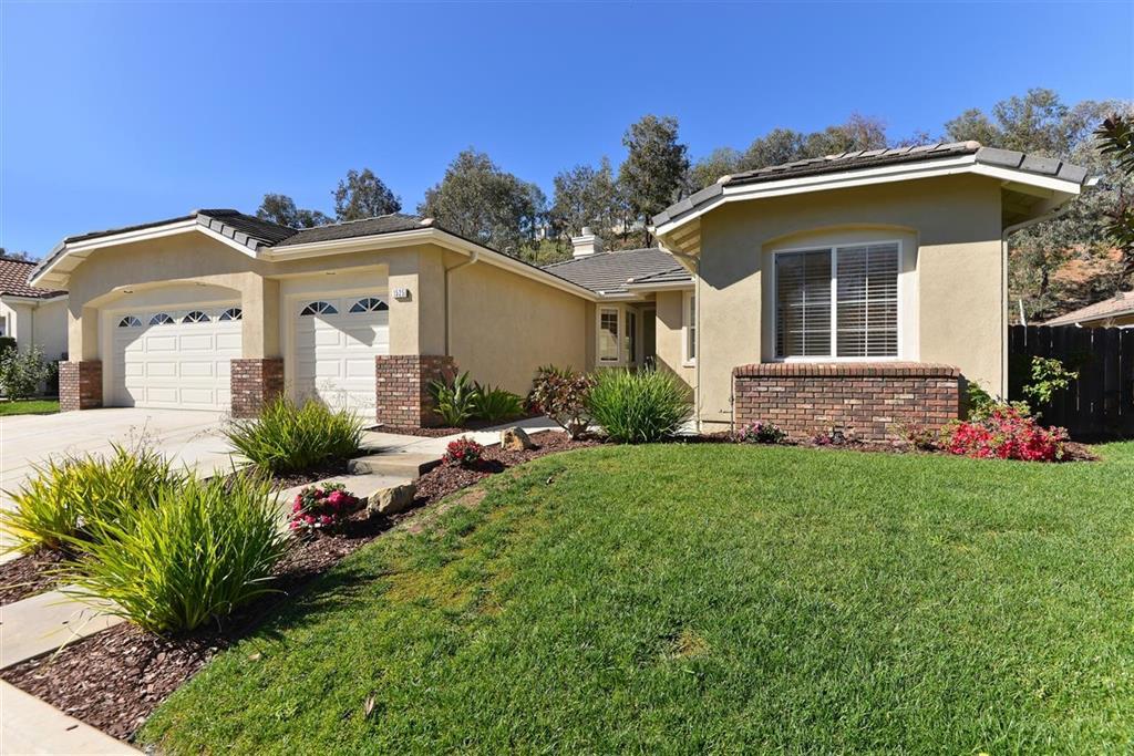 Great single story home on cul-de-sac street in "Terricina II" a convenient area, close to shopping & restaurants. Open floor plan, vaulted ceilings and tile flooring. Light and bright home with double sided fireplace to living & family rooms, separate laundry room. Three car garage, with opening on both sides for easy access to backyard for toys and fully fenced. Family room opens to patio for indoor/outdoor living. Easy care landscaping. No mello roos. Neighborhoods: Escondido Equipment: Garage Door Opener Other Fees: 0 Sewer: Sewer Connected Topography: LL