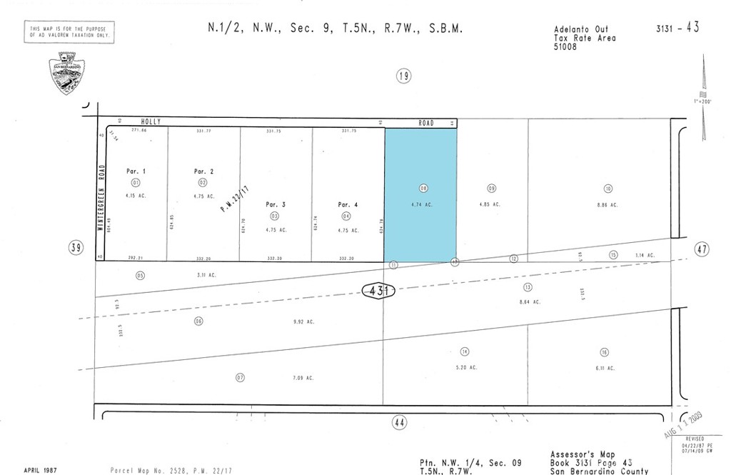 Welcome to this expansive 5-acre lot, nestled just north of Hwy 18 in the charming town of Phelan, California. Offering plenty of space and privacy, this property is perfect for anyone looking to escape the hustle and bustle of city life while still being within easy reach of local amenities. With its flat, usable terrain, you’ll have the freedom to build your dream home, set up a ranch, or even create your own personal sanctuary. Surrounded by beautiful desert landscapes, this lot provides an ideal setting for stargazing at night and enjoying wide-open spaces during the day.
Located in an area with great potential for future growth, this lot is just a short drive from local conveniences, schools, and major highways, making it a fantastic opportunity for both investors and future homeowners. With access to Hwy 18, you’ll have an easy commute to nearby cities like Victorville or San Bernardino, while still enjoying the peace and quiet of rural living. Don’t miss out on this rare opportunity to own your own piece of Southern California’s high desert—whether you’re looking to build, invest, or simply hold onto land for future development, this lot has endless possibilities.
