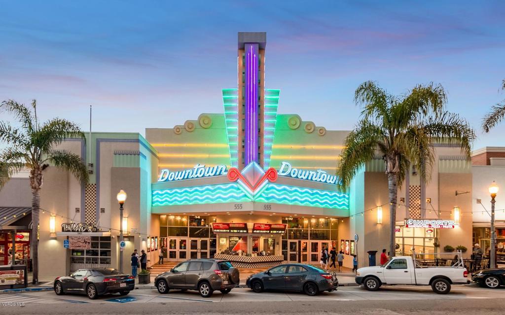 Ventura Multi-Cinema Complex. Rare opportunity to own almost 3/4 of a block in Downtown Core Main Street, 523-593 E Main St. Approx. 47,062 sf. Built from the ground up in 1998. Located on the sunny-side of the 500 block, considered the best block in the Downtown Core of Ventura's Main Street. Ventura County has the lowest price per sf for California coastal commercial real estate. Two short blocks to the Ventura Pier and world famous surf break and 101 freeway access. Prime location with high pedestrian traffic and public parking available only. Quality Tenants: Dargan's Bar & Grill, Kao Ramen, LC Imports, Century 10 Theater, Ben & Jerry' s, Snapper Jacks, Sea Glass and The Mad Rose. Strong Lease Agreements with NNN lease agreements. Well maintained building with pride of ownership and well managed. Subject to 1031 exchange.