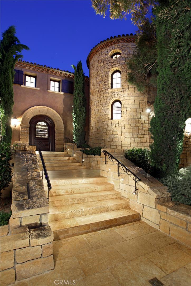 Best Value in Shady Canyon.Huge $1.3 Million price adjustment from original selling price. Under $800/SF. Seller motivated. Largest estate in Shady Canyon on the market. Cost $24 Million to build. Fully completed in 2014. Premium 41,670 SF lot on private golf course. Backyard boasts stadium tennis court, basketball half court, 75 foot lap pool & many mature trees. Estate designed by renowned architect Brion Jeanette. Over 15,000 SF of finest quality living space. Enter the home high above the street level into a large family room with custom pocket doors open to private outdoor patio. Venetian plaster & Custom Richard Marshall hardwood floors, marble & stone finishings cover this luxurious home. 6 spacious bedrooms, 8 full baths. Designs to convert large den on main floor to downstairs master. Richly finished professional kitchen, La Cornue range & separate chef's kitchen downstairs.Top security system & high-end Smart Home technology, 11 flat screen TV's, High end custom windows & wood and metal doors, 3 story Otis elevator, Stunning, state of the art 16 seat home theater, Wine cellar, great room, gym, sauna, 8 car subterranean garage.Estate offers privacy & luxury. New owners will hesitate to leave and be eager to return to their home on the hill.