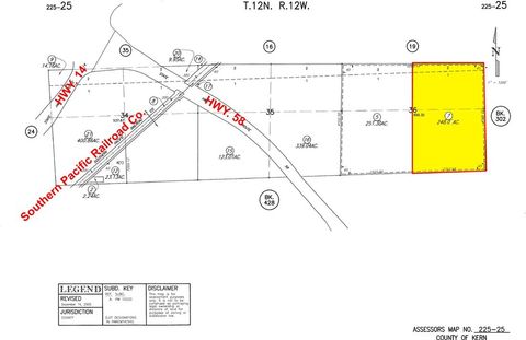 248 Ac. Rosewood Blvd. & 58 Freeway Mojave CA 93501