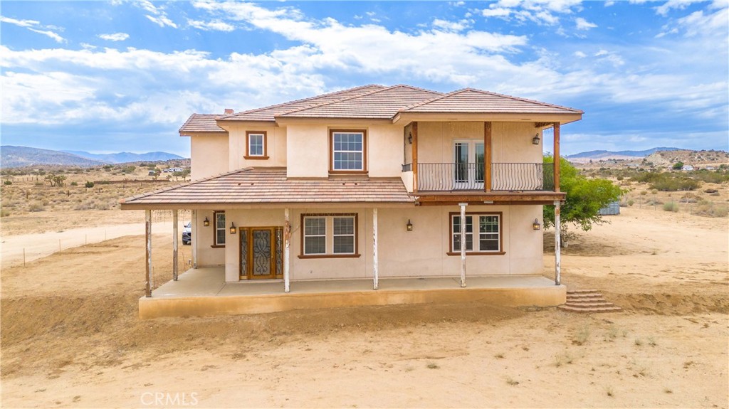 Beautiful Custom HOME! must see!! This 4 bedroom , 4 bathroom RANCH home features a lovely Loft PLUS a playground, big open kitchen with huge island. Property has 3 car garage with almost 5 ACRES of land. Fenced property, with RV access and amazing mountain views. Subject property has central heat/air, dual pane windows, concrete tile roof, fireplace in family room, and wood flooring throughout. The kitchen has tile flooring, granite counters, and stainless steel appliances . Master bathroom has tile flooring, vanities, and tile baht shower. Half bathrooms have tile flooring, and vanity. The power transformer belongs to the property and is capable to provide power for a second home.