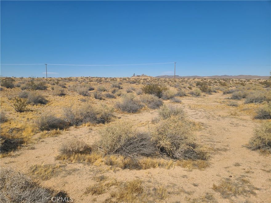 Here's a large chunk of the high desert that's "out there" and yet just minutes from lovely Silver Lake and a short hop to Victorville. The property is 20+ acres located just north of Helendale. It's zoned "Rural Living", which affords lots of possibilities from a single-family residence to agricultural and different smaller types of ranching. Build your own compound with barns and coops and let the kids grow up in the country while being really close to civilization. This is a great location for someone who has a dream and wants a place to make it come true. No address has yet been assigned to this parcel.