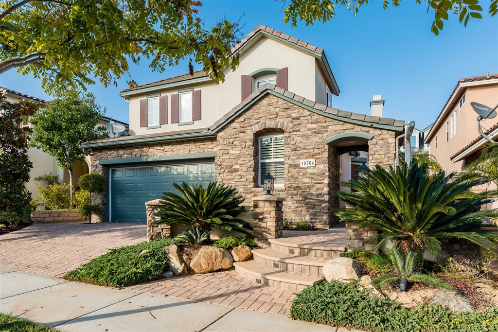 If you have been looking for a wonderful home, this is it! Quiet location with 4 bedrooms plus bonus room & office (1 bedroom/bath & office down and 3 bedrooms & bonus up). Energy efficient home w/owned solar & tankless hot water heater, beautiful landscape, pavers front & back, BBQ w/sink & burner. Tons of built ins, plantation shutters, granite counters, S/S appliances plus central a/c. Romantic master suite w/2 custom walk-in closets. Wonderful Del Mar Schools! Neighborhoods: Saratoga Equipment: Range/Oven Other Fees: 0 Sewer: Sewer Connected Topography: LL