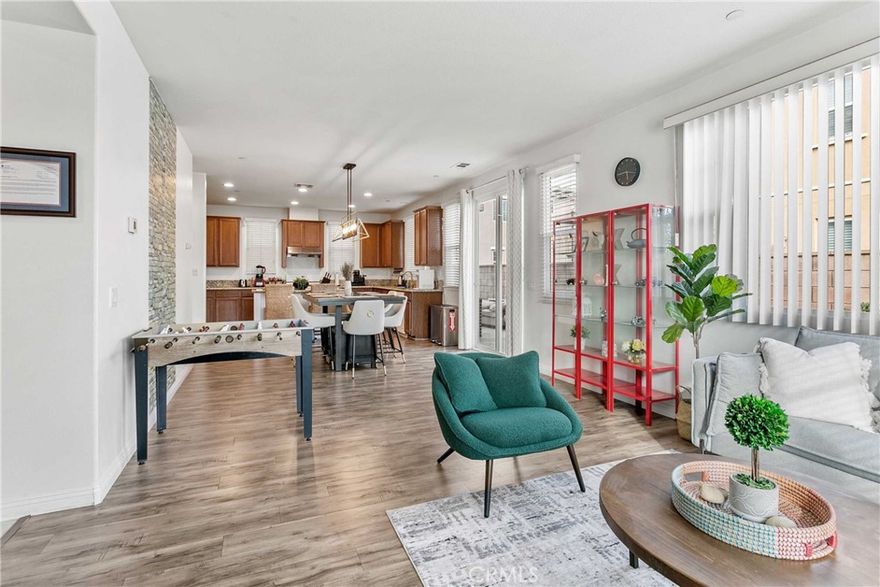 Discover the allure of Serenity Oasis, a 4-bedroom, 3-bathroom haven located in Rancho Cucamonga, California. Constructed in 2013, this residence invites you to experience luxury in an upscale community with amenities such as a refreshing pool and a delightful children's play zone. Unwind with loved ones and relish the entirety of this exclusive space. Serenity Grove Oasis – your gateway to California's finest, where relaxation and elegance harmonize.



Guest Access

• Clean, Fully Furnished and Decorated Home Located in Rancho Cucamonga

• Constructed in 2013, offers modern comfort with great condition and minimal wear

• Remodeled Kitchen Equipped with Granite Counter Tops and a Spacious Center Island.

• 4 Bedrooms, Walk-in Closets, 1 King, 2Queen and 2 Full Sized Beds

• 3 Full Bathrooms for Your Convenience

• Hardwood Flooring, Natural Lighting and Designer Rugs Throughout The Home

• Fenced Backyard With Relaxing Patio Area, including Ample Outdoor Seating

• 2 Car Attached Garage 



LOCATION

This newly remodeled home is thoughtfully furnished ensuring your comfort during stay. Conveniently located just minutes away from Terra Vista Town Center, offering many shops, restaurants and grocery stores. Zoned to a Great School District.A Short 10 minutes drive will take you to Victoria Gardens, a 147-acre lifestyle center in Rancho Cucamonga, California, designed to be the downtown center for the City of Rancho Cucamonga. Time to renew your wardrobe, Ontario Mills Malls is just 10 minutes drive away!