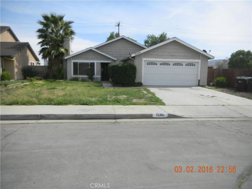 Great house with new carpeting being installed next week, home has been freshly painted and house sits at the end of the cul-de-sac . Home will be professionally cleaned, 4 bedrm, 2 bath, large kitchen, could be used as a family room. fireplace in the living room. Two car attached garage