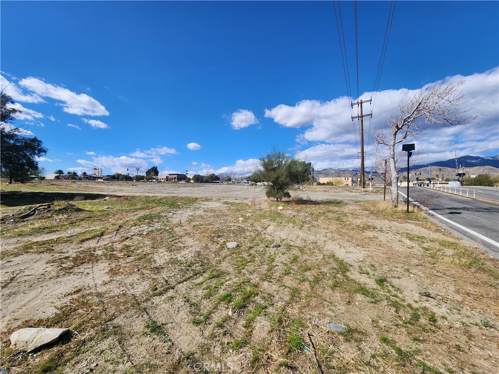 Welcome to CABAZON! Great location flat lot close by the freeway. Zoned commercial with many uses attached to it. Property has a lot of potential and an endless list of potential business!! Don't miss this opportunity!!