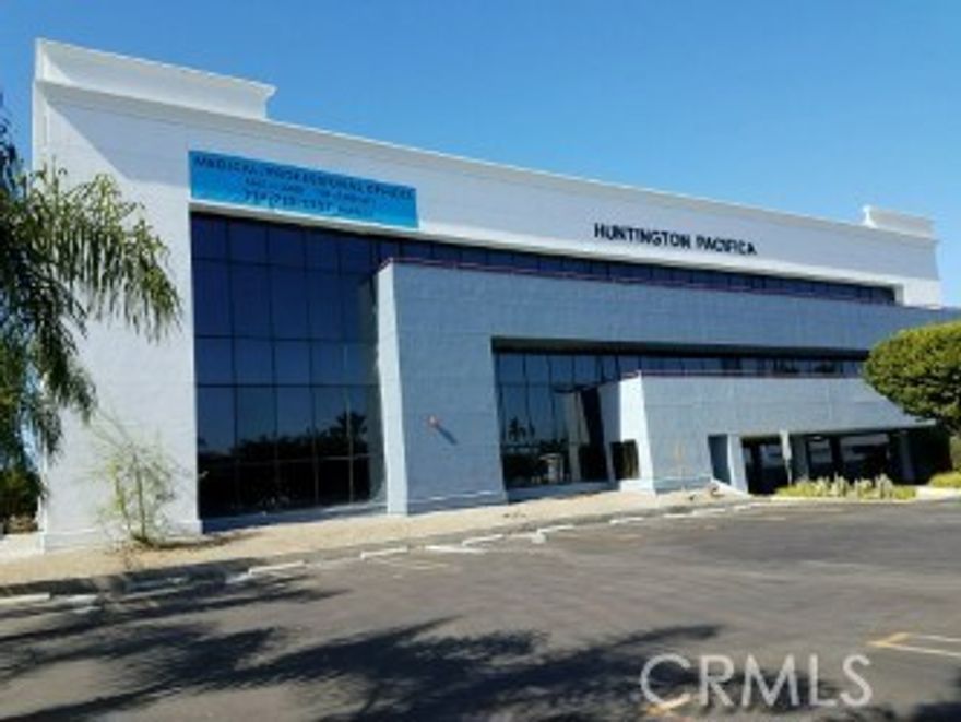 Fabulous Huntington Pacifica Building, Highly Desirable Ground Level Office Suite Location!  Entrance is off of Building Lobby!  Large reception and receptionist area, currently 8 offices, 6 exterior and 2 interior, utility/ computer room, storage areas plus large snack area! We offer 128 total parking slots, including 50 subterranean slots out of inclement weather in a well taken care of office building... all in the approximate epicenter of Huntington Beach, CA!  Call for appointment! Sale Price listed is for general office use, at approximately $305/ sqft. Not for medical use at this time.