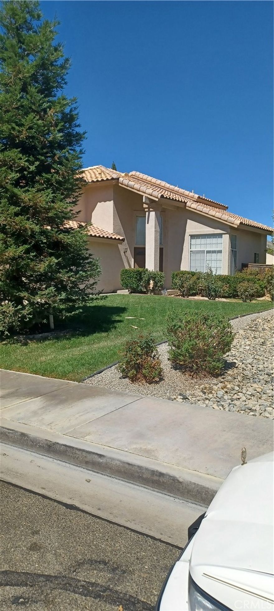 Large 4 bedroom, 3 bath 3 car garage property conveniently located on the west side, close to shopping, movies, health care, restaurants and more. Nice established area.  Bedroom and bath downstairs, gas fireplace, separate living and eating spaces.  Recently updated kitchen with all appliances, granite counter tops and formal dining room.  Large backyard with fruit trees and patio..  A large redwood tree in the front yard. No solar to worry about. At this price, this property will not last long.