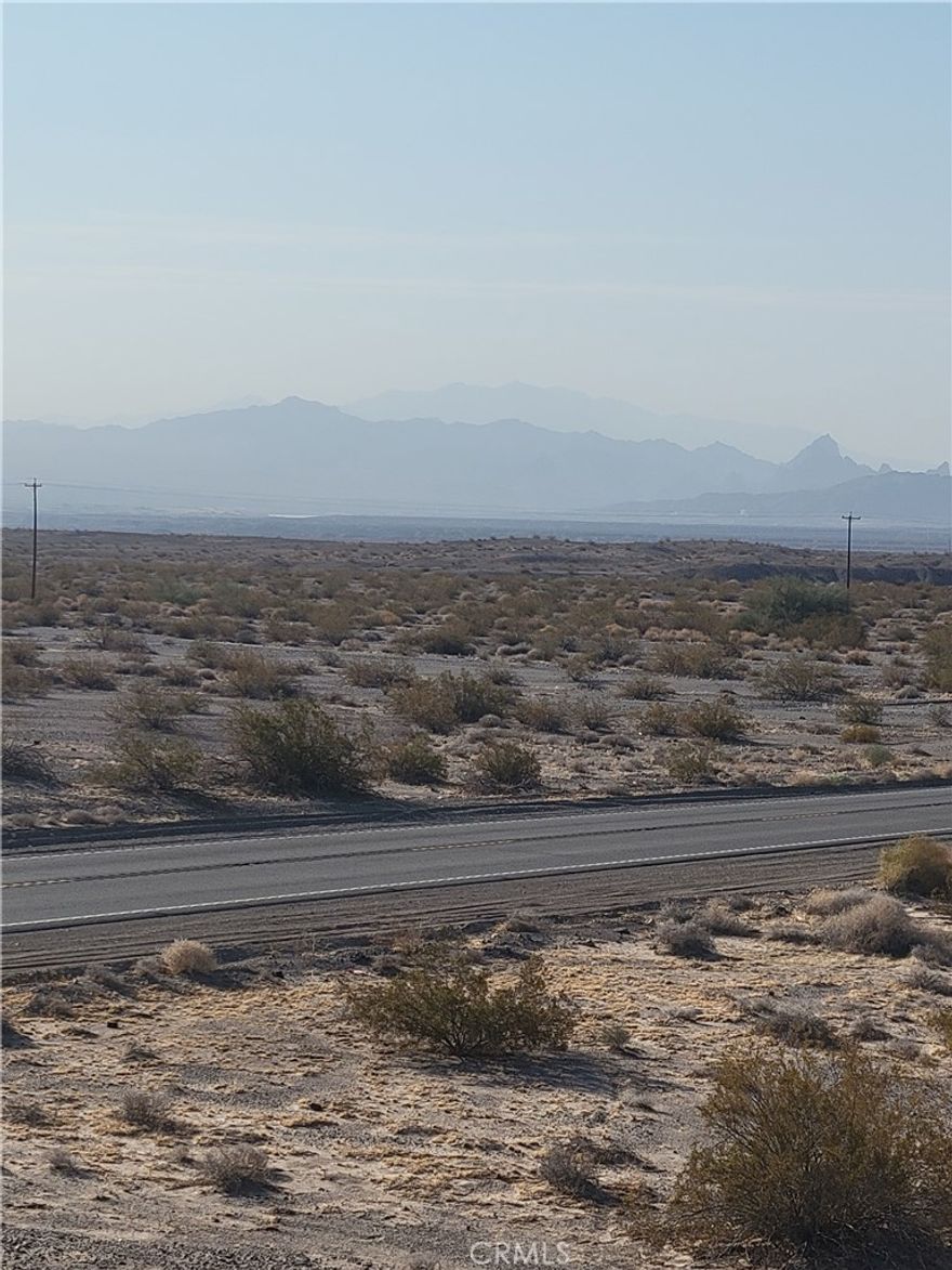 This parcel, made up of undisturbed desert land can be purchased all or in part.  It shares a western border with parcel 0650 242 01 which consists of 146.6 acres.  The highway divides the two parcels, creating an enormous length of highway frontage.  The parcel is located within the Needles, CA city limits and is about 2.5 miles south of I-40 on Highway 95 south.
