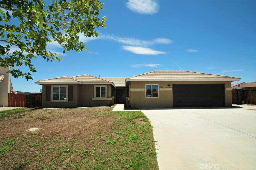 Just in time for summer pool side parties! This gorgeous remodeled home sits on a huge lot at the end of a cul-de-sac! The long covered patio is perfect for entertaining by the pool with plenty of room leftover for kids and pets to play. Inside is move-in ready with fresh paint throughout, wood laminate flooring through the living areas, carpeted bedrooms, custom shades on most windows, updated lighting and more. Enter to a living/dining combo with slider that looks out over the pool. The kitchen has white cabinets that complement new quartz countertops and new stainless steel appliances - vouchers for stove and dishwasher at COE, and opens to the family room with fireplace and media niche. Each bathroom also has new quartz and fixtures. Conveniently close to the Mall of Victorville and easy freeway access. Priced to sell, so don’t wait!