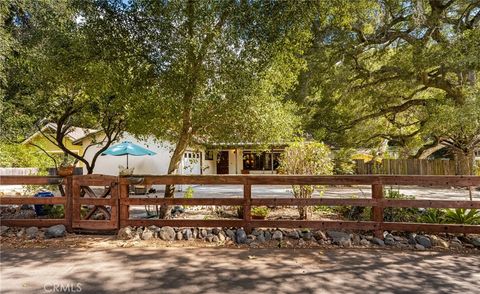 A home in Modjeska Canyon