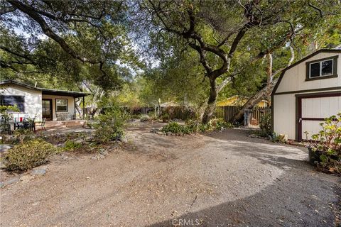 A home in Modjeska Canyon