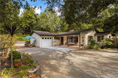 A home in Modjeska Canyon