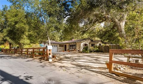 A home in Modjeska Canyon