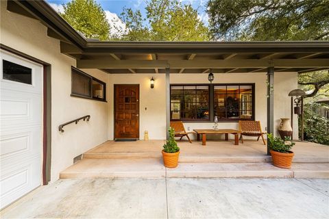 A home in Modjeska Canyon