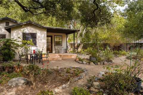 A home in Modjeska Canyon